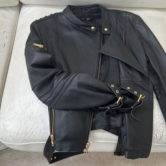 RARE Moda International Leather Jacket - Picture 3 of 5
